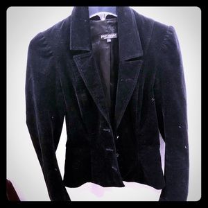 Betsey Johnson black corduroy jacket.